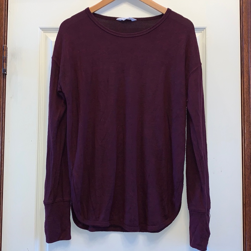 Soft Heather Maroon Top!